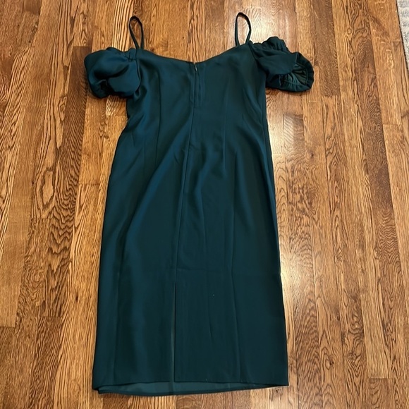 NWT Club Monaco Woman’s Green Dress Size 10 - Picture 4 of 9